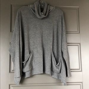 Grey loose sweater by Neiman Marcus